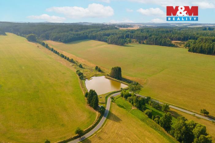 Prodej rybníku, Olbramov - Zádub, 6672 m2