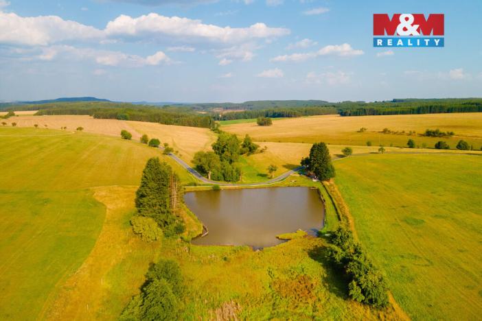 Prodej rybníku, Olbramov - Zádub, 6672 m2