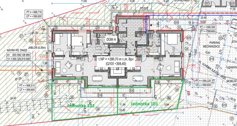 Prodej bytu 2+kk, Kunčice nad Labem, 79 m2