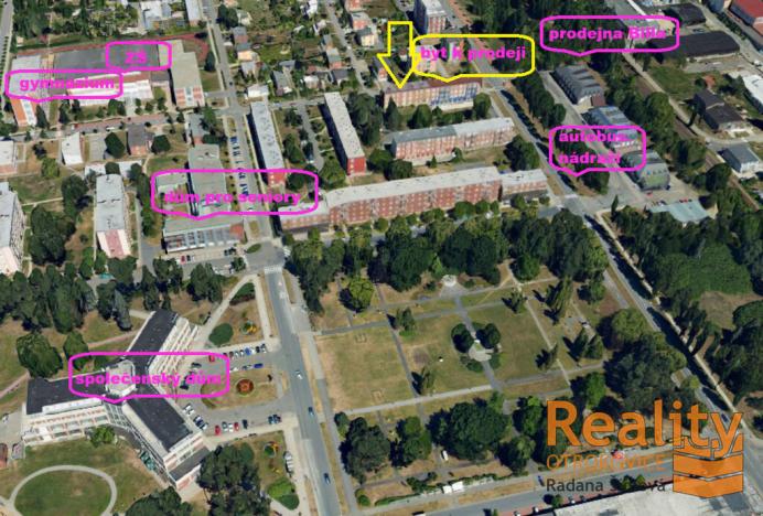 Prodej bytu 2+1, Otrokovice, Školní, 55 m2