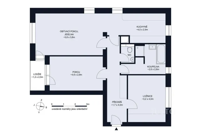 Prodej bytu 3+1, České Budějovice - České Budějovice 2, Dubenská, 77 m2