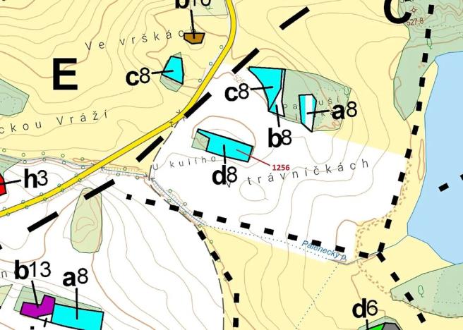 Dražba lesa, Hradiště, 1284 m2