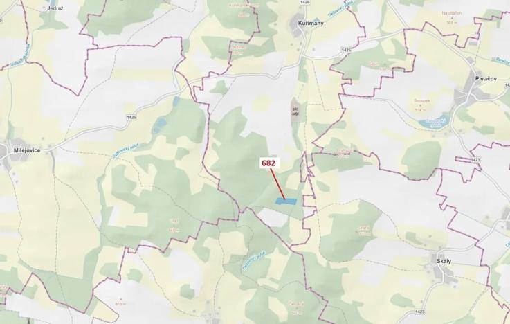 Dražba lesa, Kuřimany, 11584 m2