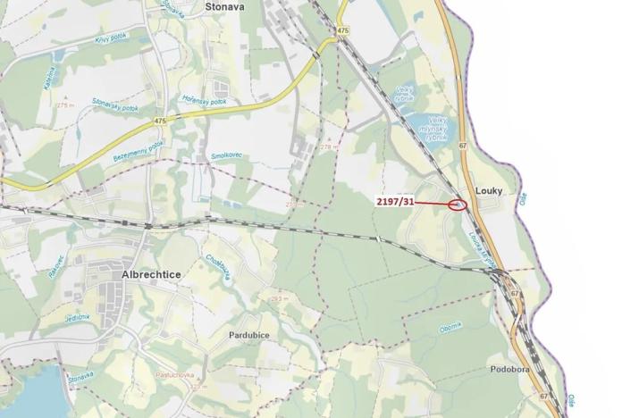 Dražba lesa, Karviná, 1999 m2