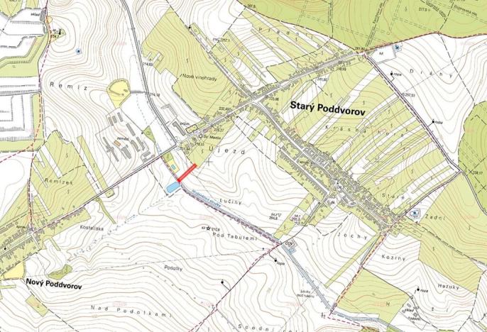 Prodej pole, Starý Poddvorov, 1804 m2