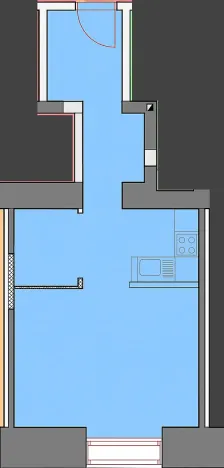 Pronájem bytu 1+kk, Brno, Běhounská, 31 m2