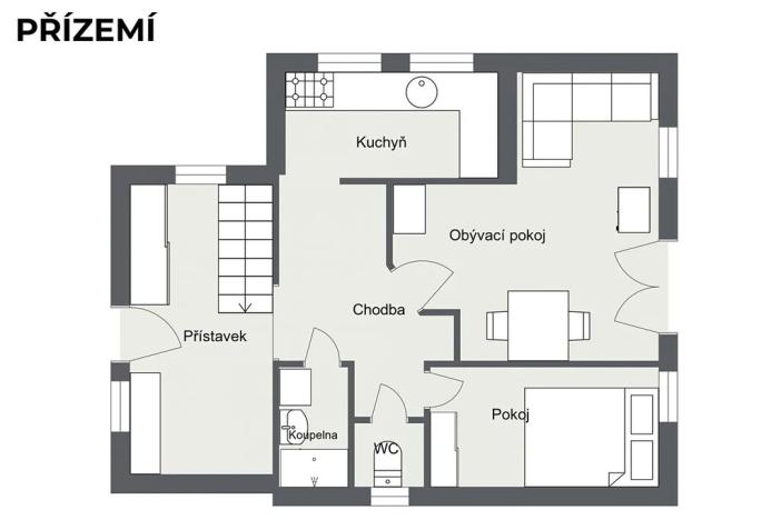 Prodej chaty, Mnichovice, 98 m2