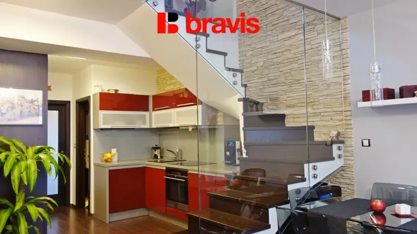 Pronájem bytu 3+kk, Brno - Husovice, Cacovická, 86 m2