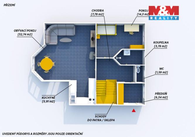 Prodej rodinného domu, Litohlavy, 151 m2