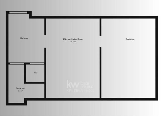Pronájem bytu 2+kk, Praha - Vinohrady, Libická, 42 m2