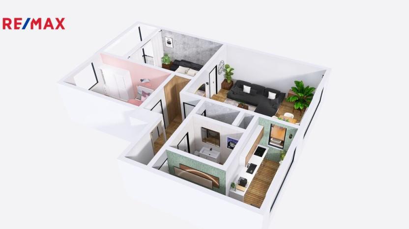 Prodej bytu 3+1, Fulnek, Pivovarská, 68 m2