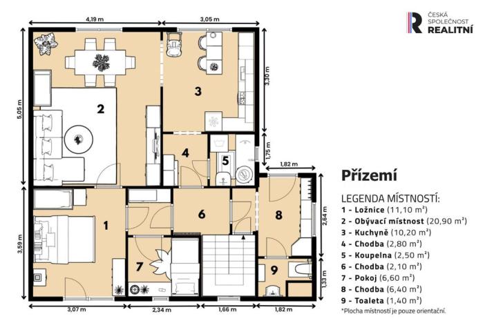 Prodej rodinného domu, Praha - Cholupice, Lichá, 144 m2