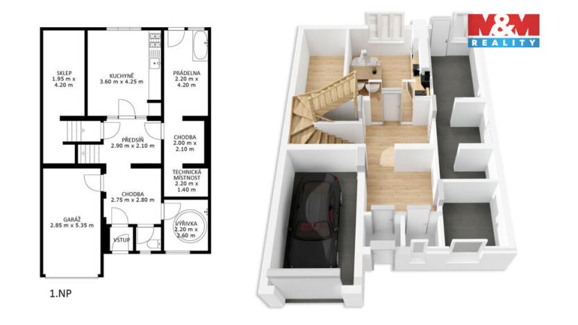Prodej rodinného domu, Novosedly, 168 m2