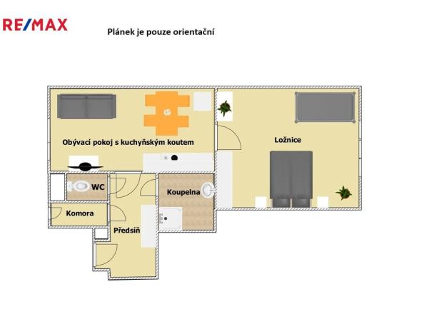Prodej bytu 2+kk, Praha - Žižkov, Radhošťská, 50 m2