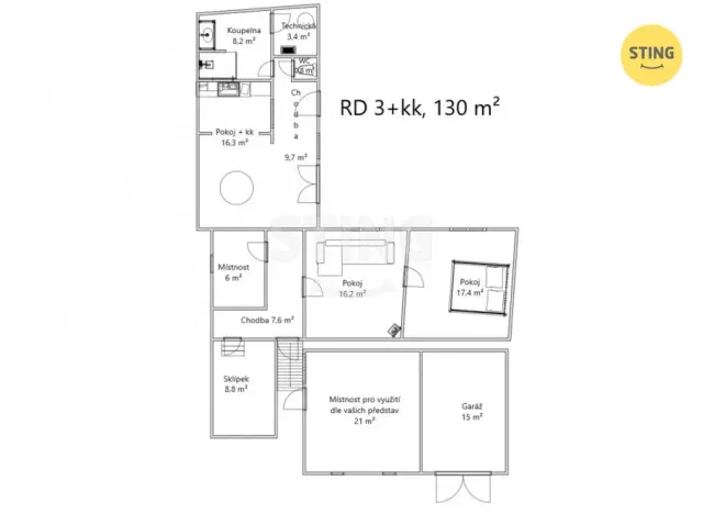 Prodej rodinného domu, Ketkovice, 84 m2