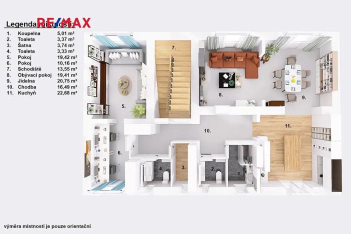 Prodej vily, České Velenice, Komenského, 247 m2