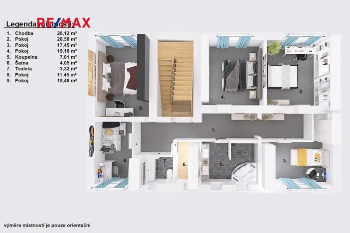 Prodej vily, České Velenice, Komenského, 247 m2