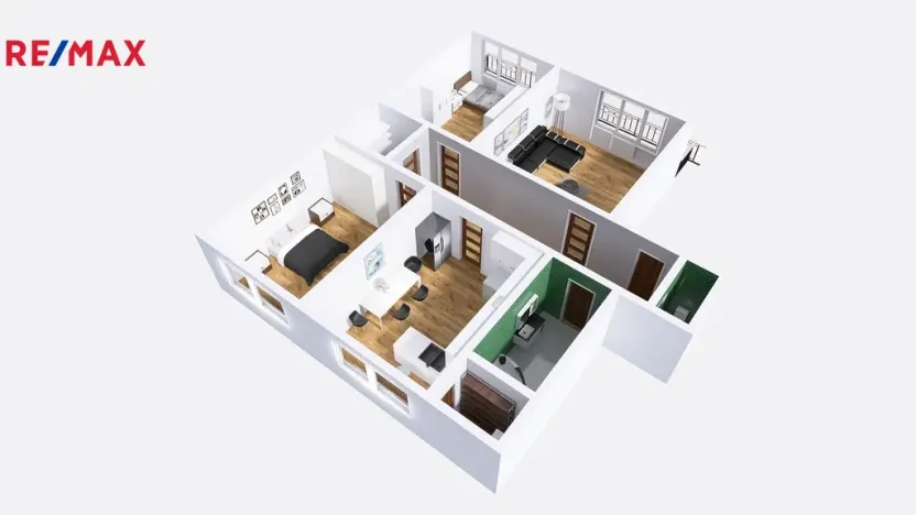 Prodej bytu 3+1, Štíty, Sportovní, 90 m2