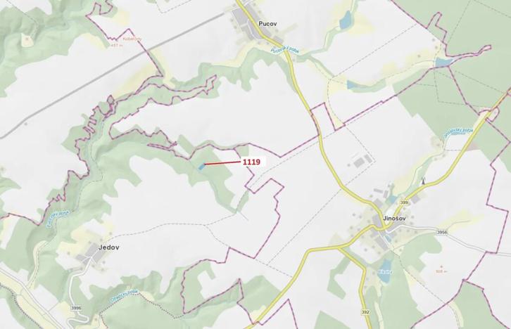 Dražba lesa, Náměšť nad Oslavou, 1976 m2