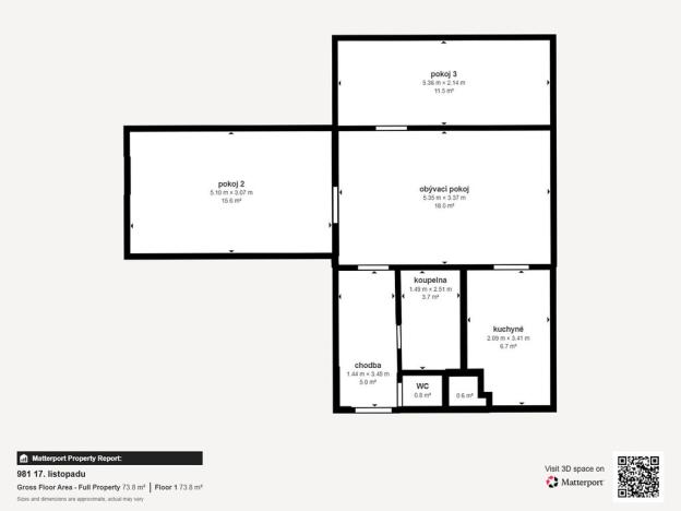 Pronájem bytu 3+1, Litomyšl - Litomyšl-Město, 17. listopadu, 63 m2