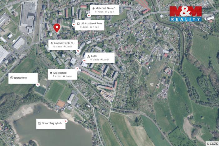 Prodej bytu 3+1, Nová Role, Školní, 74 m2