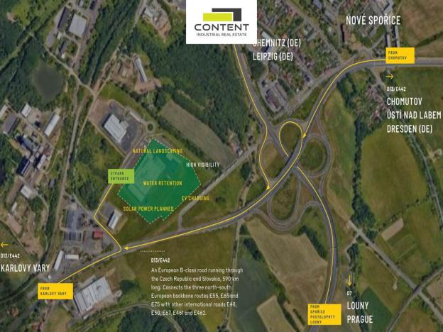 Pronájem výrobních prostor, Chomutov, Karlovarská, 5307 m2