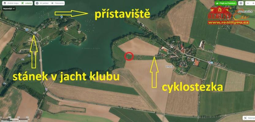 Prodej louky, Nahořany, 1000 m2