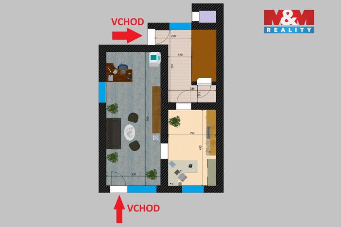 Prodej obchodního prostoru, Uhlířské Janovice, Komenského, 155 m2