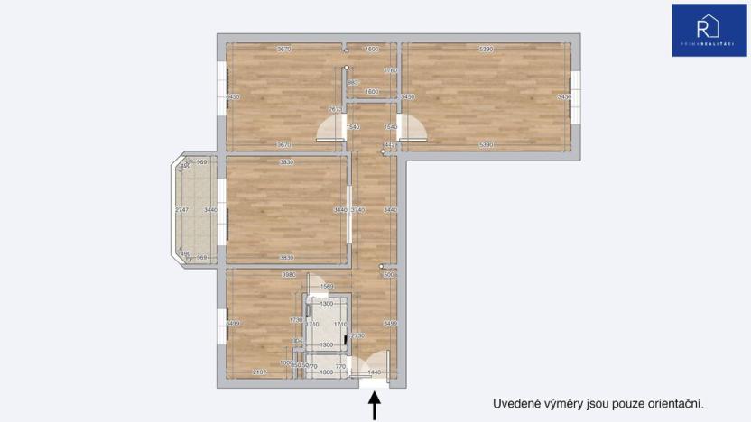 Prodej bytu 3+1, Uničov, Dukelská, 74 m2