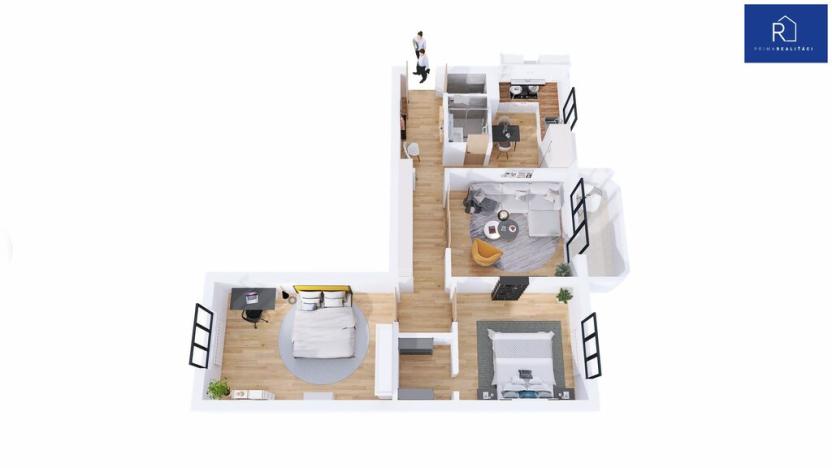 Prodej bytu 3+1, Uničov, Dukelská, 74 m2