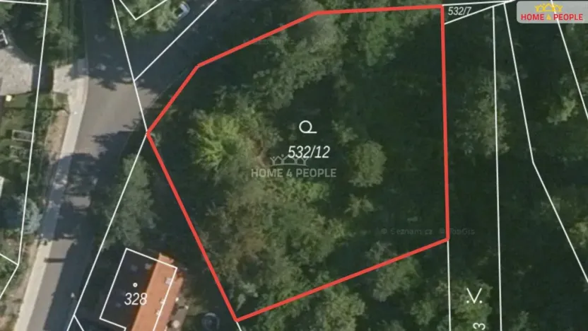 Prodej zahrady, Velké Popovice - Brtnice, 1247 m2