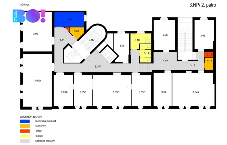 Pronájem kanceláře, Praha, Žerotínova, 420 m2