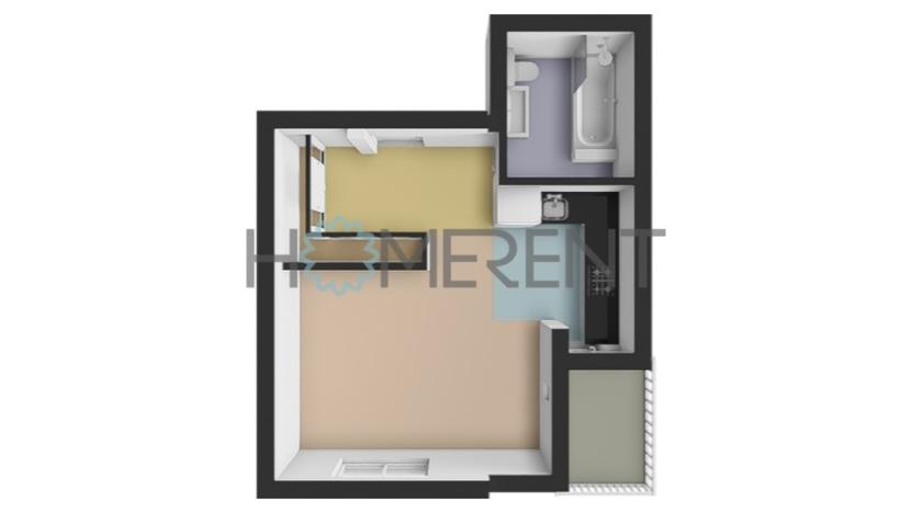 Pronájem bytu 1+kk, Praha, Sekaninova, 40 m2