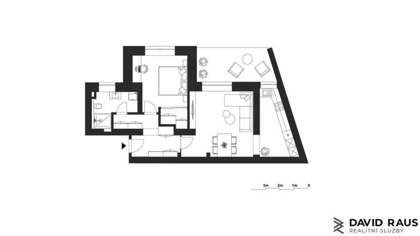 Prodej bytu 2+kk, Židlochovice, Coufalíkovo náměstí, 62 m2