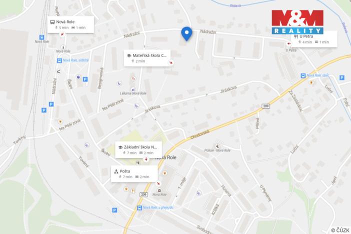 Prodej bytu 1+kk, Nová Role, Nádražní, 24 m2