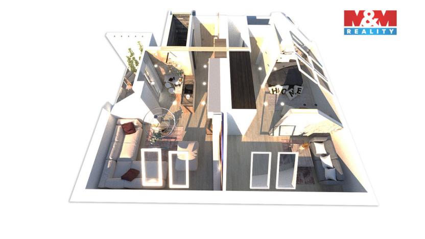 Prodej bytu 4+kk, Opočno, Nádražní, 85 m2