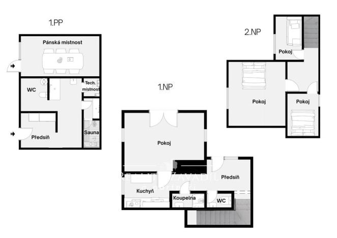 Prodej chaty, Komorní Lhotka, 150 m2