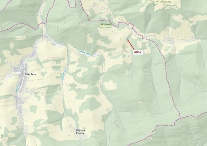 Dražba lesa, Zděchov, 435 m2