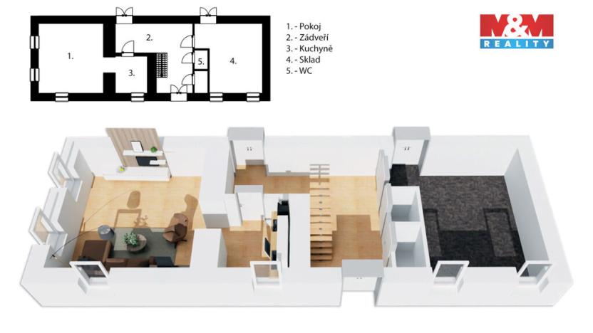 Prodej chalupy, Jedlová, 154 m2