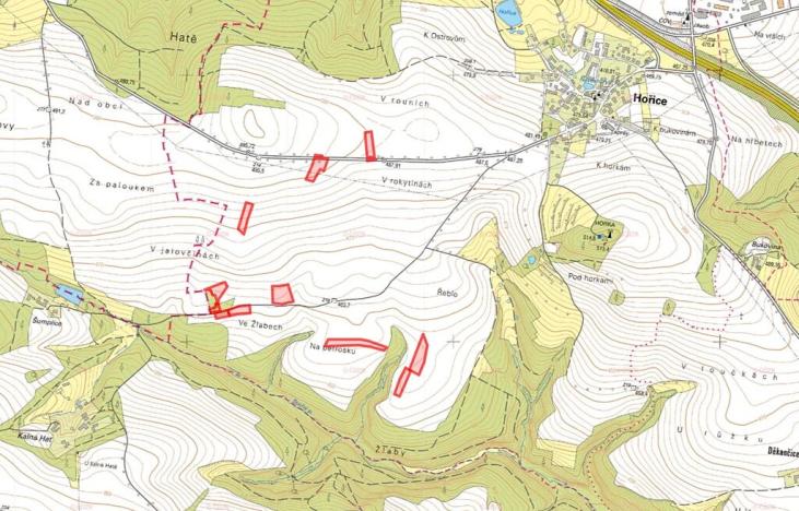 Prodej pole, Hořice, 32824 m2