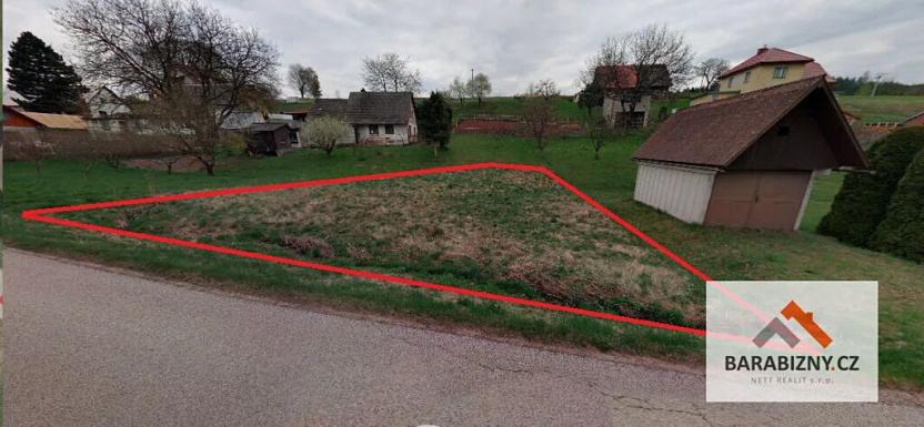 Prodej louky, Vidochov, 451 m2