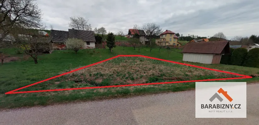 Prodej louky, Vidochov, 451 m2