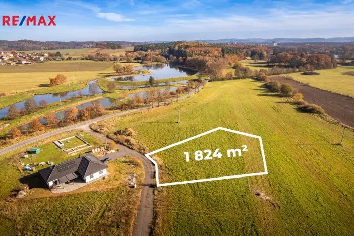 Prodej pozemku pro bydlení, Hajany, 1824 m2