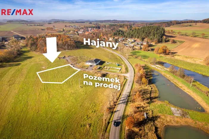 Prodej pozemku pro bydlení, Hajany, 1824 m2
