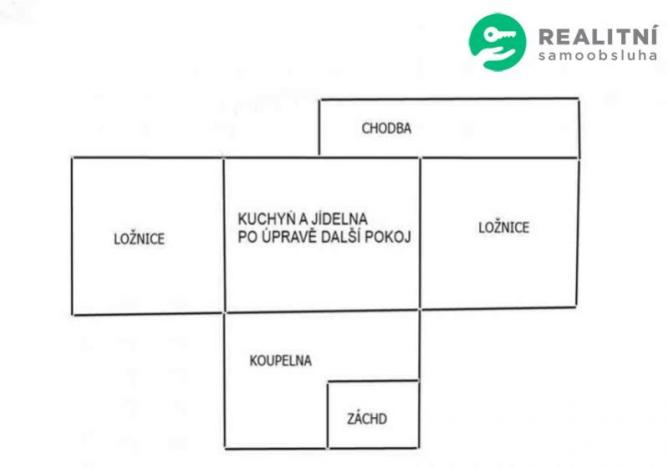 Prodej rodinného domu, Dambořice, Poustka, 70 m2