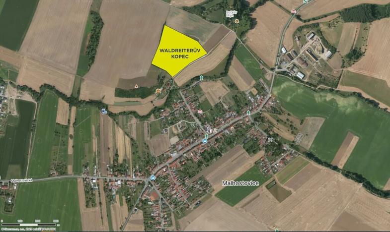 Prodej pozemku pro bydlení, Malhostovice, 1000 m2