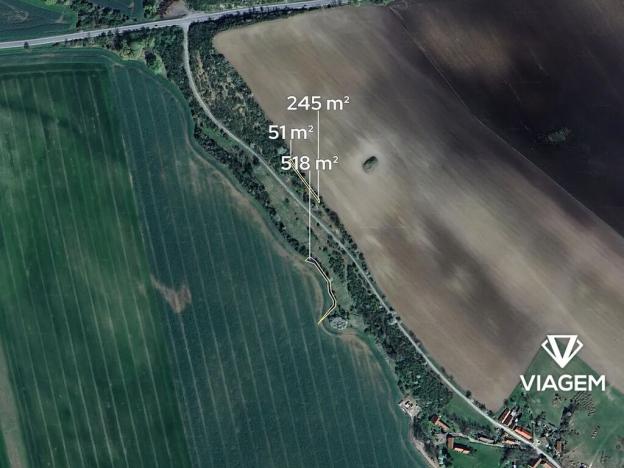 Prodej pole, Bílé Podolí, 296 m2