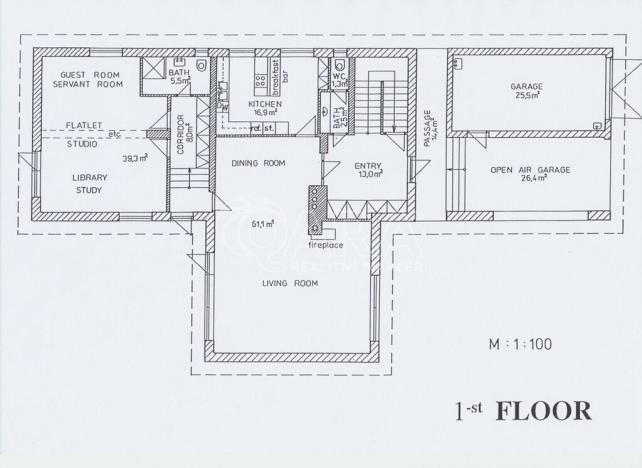 Pronájem rodinného domu, Praha - Kunratice, Ke hrádku, 417 m2