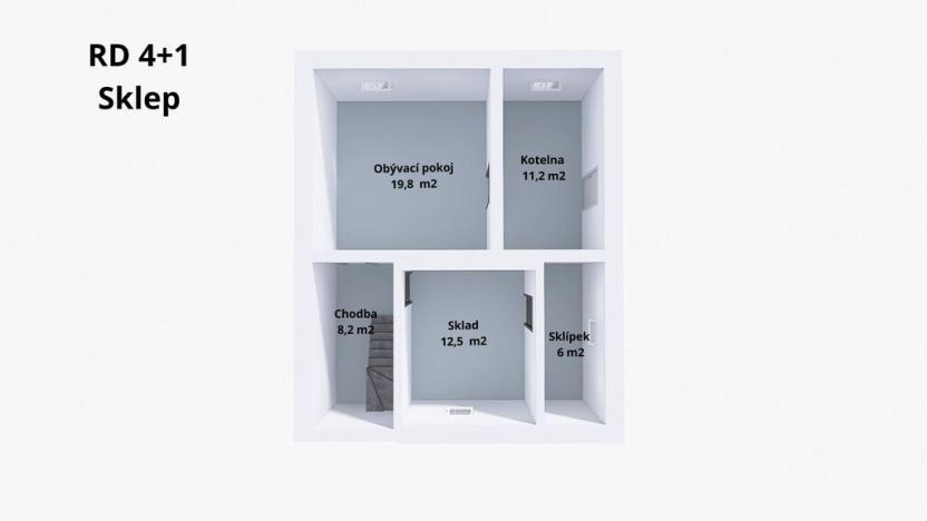 Prodej rodinného domu, Uničov, Albíkova, 125 m2