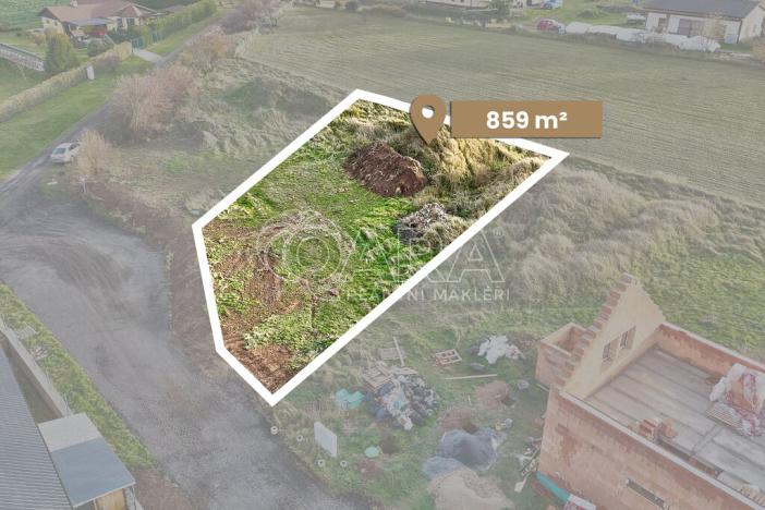 Prodej pozemku pro bydlení, Malá Hraštice, 859 m2